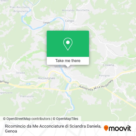 Ricomincio da Me Acconciature di Sciandra Daniela map