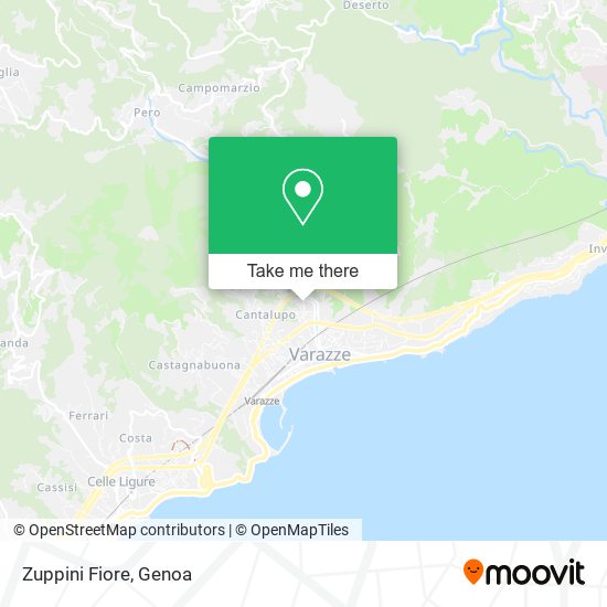 Zuppini Fiore map