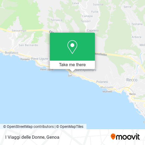 I Viaggi delle Donne map