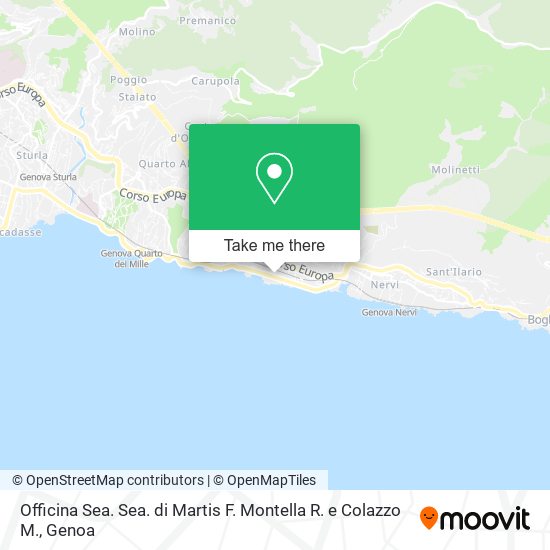 Officina Sea. Sea. di Martis F. Montella R. e Colazzo M. map