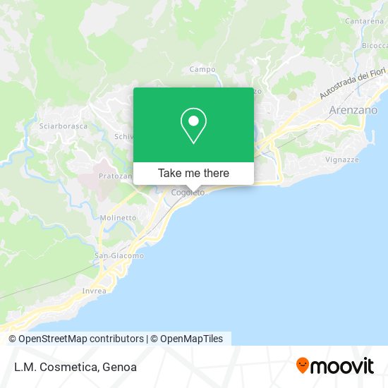 L.M. Cosmetica map