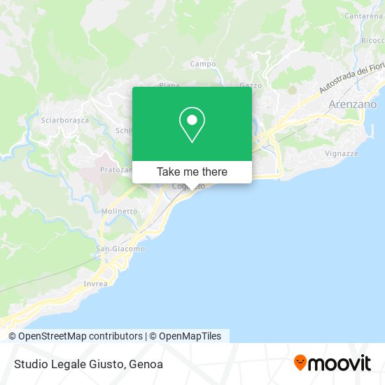 Studio Legale Giusto map