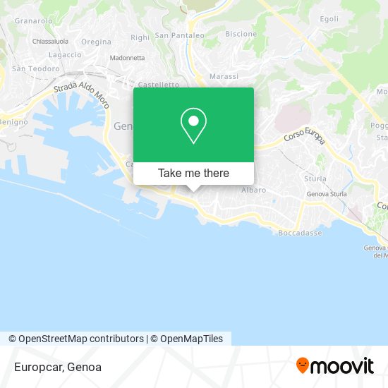 Europcar map