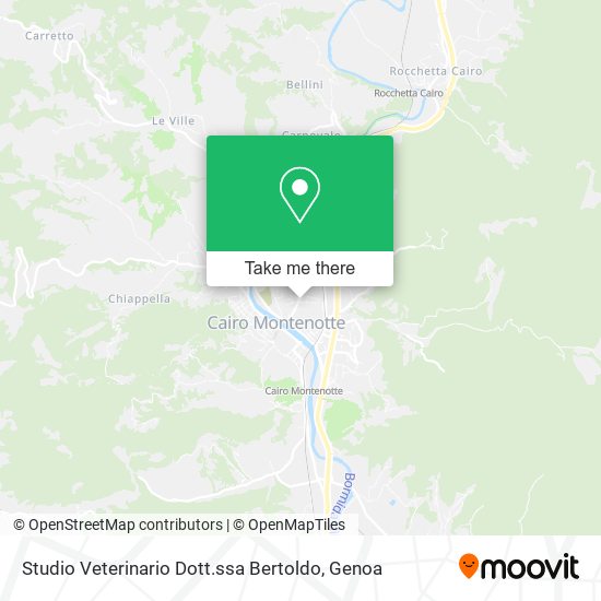 Studio Veterinario Dott.ssa Bertoldo map