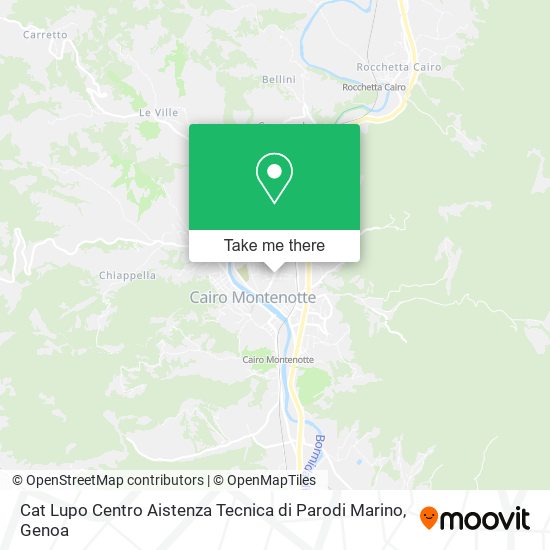 Cat Lupo Centro Aistenza Tecnica di Parodi Marino map