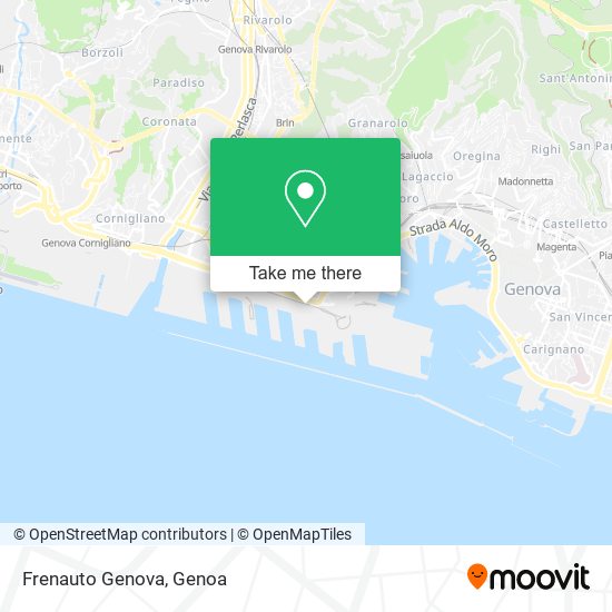 Frenauto Genova map