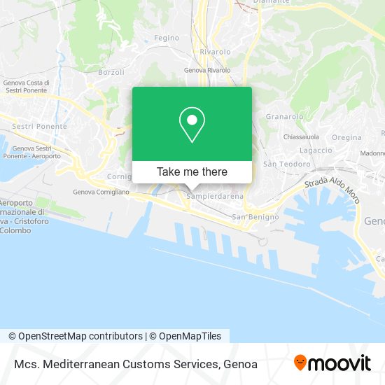 Mcs. Mediterranean Customs Services map