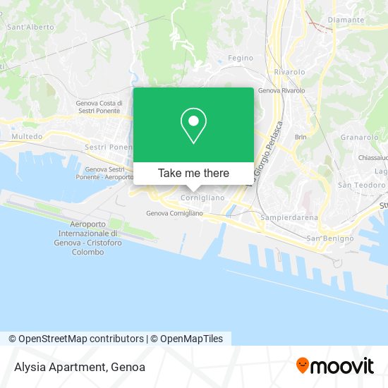 Alysia Apartment map