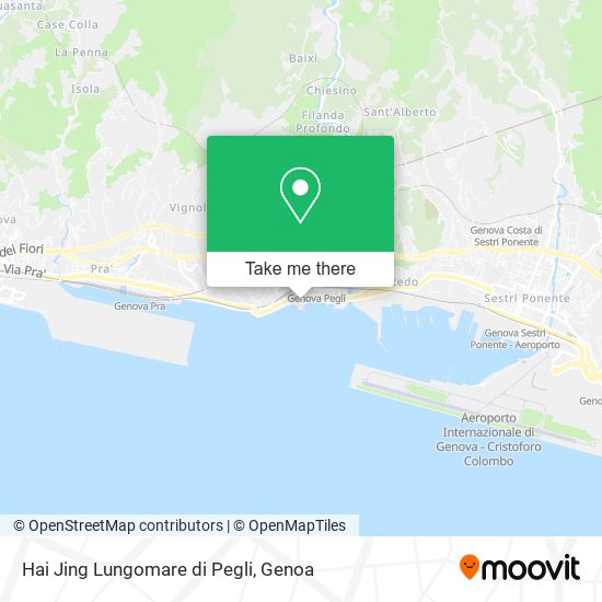 Hai Jing Lungomare di Pegli map