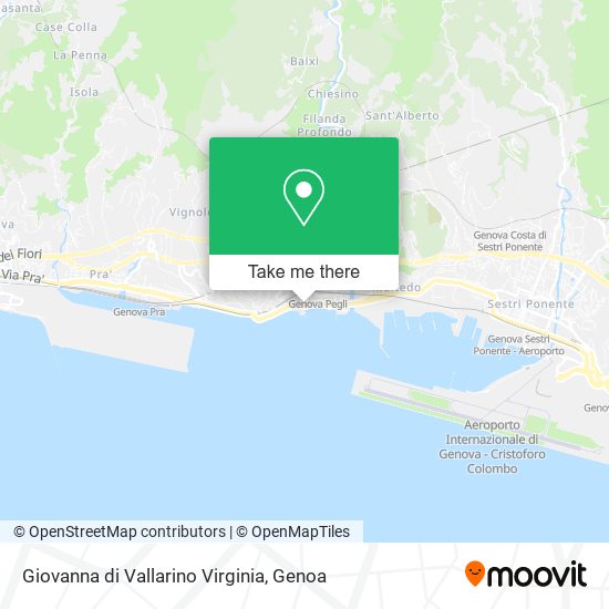 Giovanna di Vallarino Virginia map