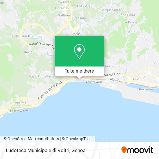 Ludoteca Municipale di Voltri map