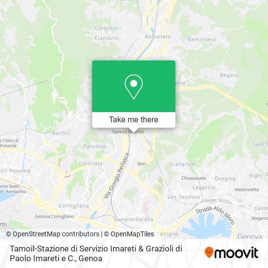 Tamoil-Stazione di Servizio Imareti & Grazioli di Paolo Imareti e C. map