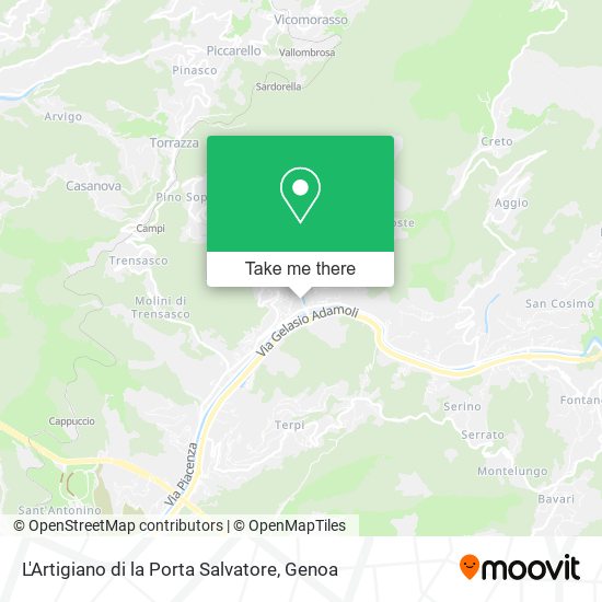 L'Artigiano di la Porta Salvatore map