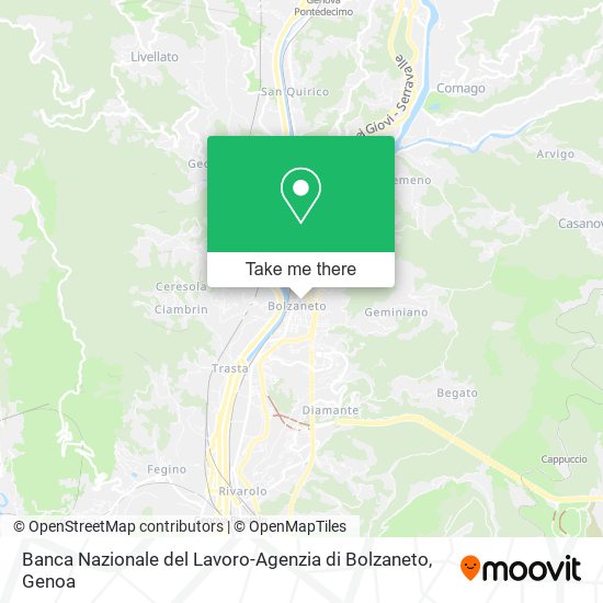 Banca Nazionale del Lavoro-Agenzia di Bolzaneto map