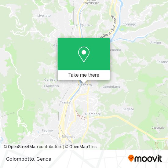 Colombotto map