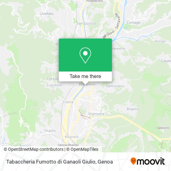 Tabaccheria Fumotto di Ganaoli Giulio map