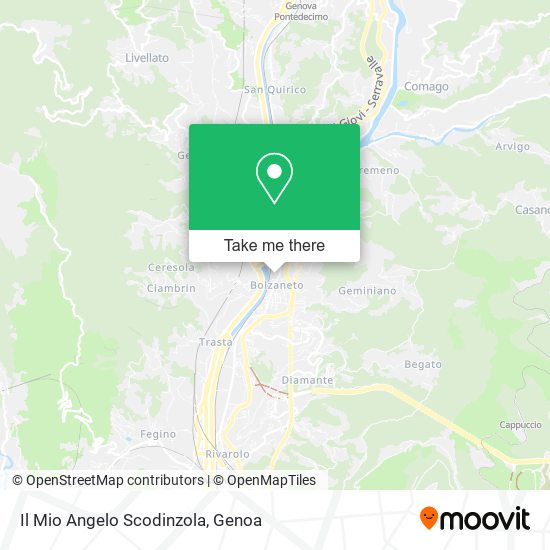 Il Mio Angelo Scodinzola map