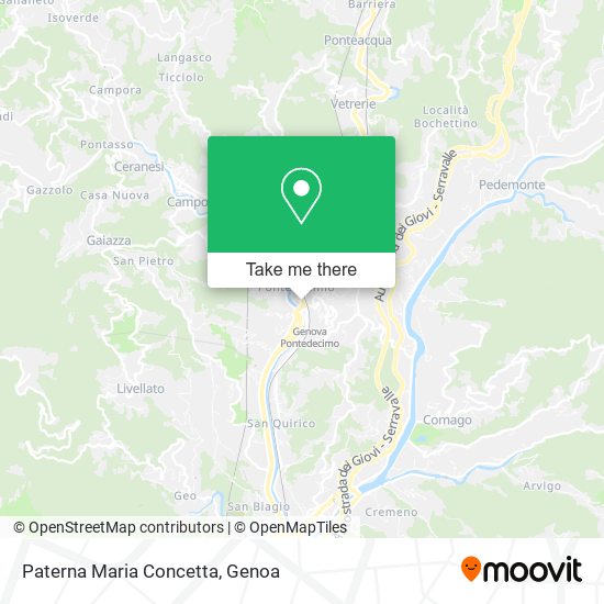 Paterna Maria Concetta map