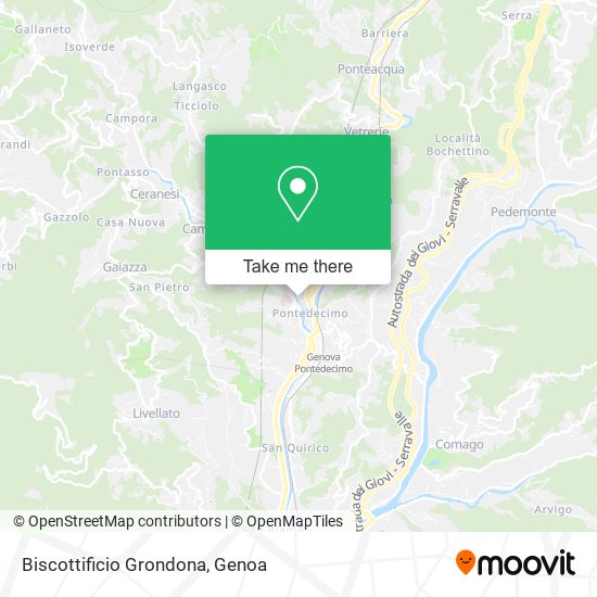 Biscottificio Grondona map