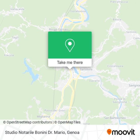 Studio Notarile Bonini Dr. Mario map