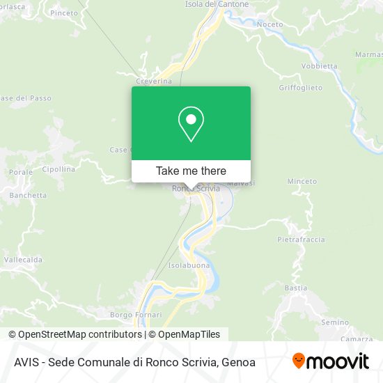 AVIS - Sede Comunale di Ronco Scrivia map