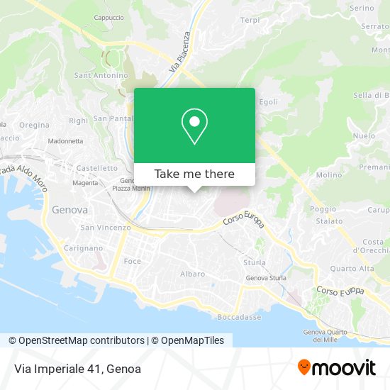 Via Imperiale 41 map