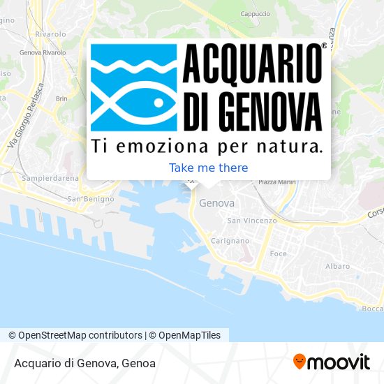 Acquario di Genova map