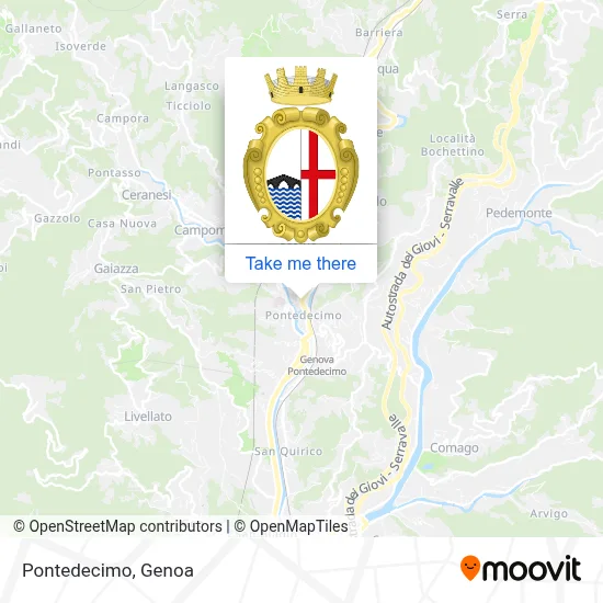 Pontedecimo map