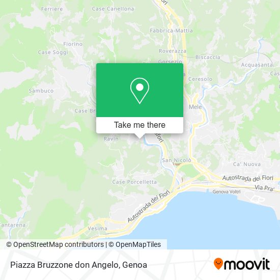Piazza Bruzzone don Angelo map