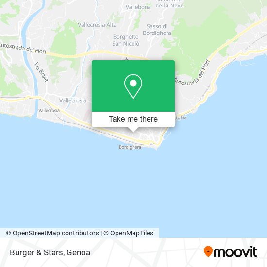 Burger & Stars map