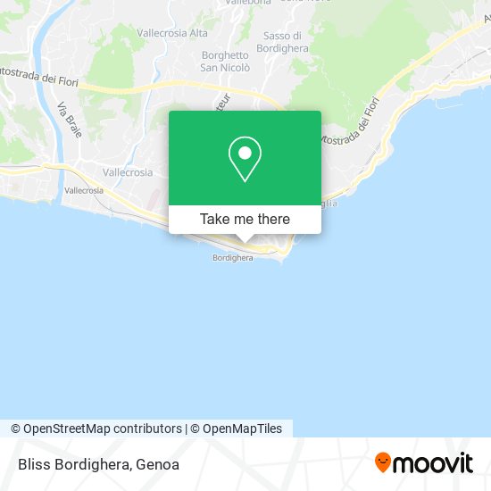 Bliss Bordighera map