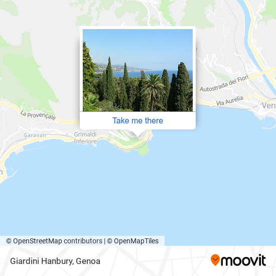 Giardini Hanbury map