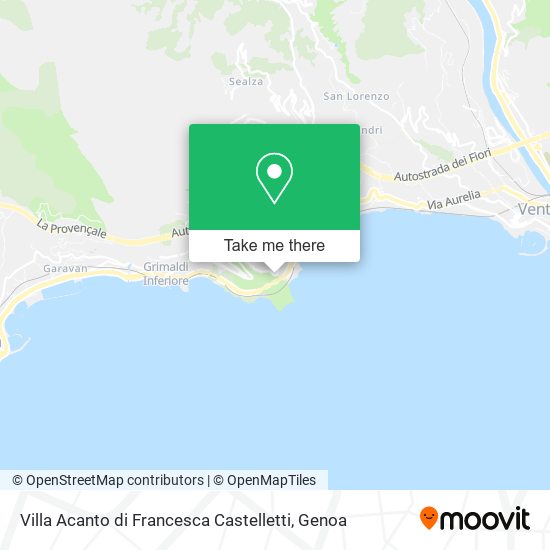 Villa Acanto di Francesca Castelletti map