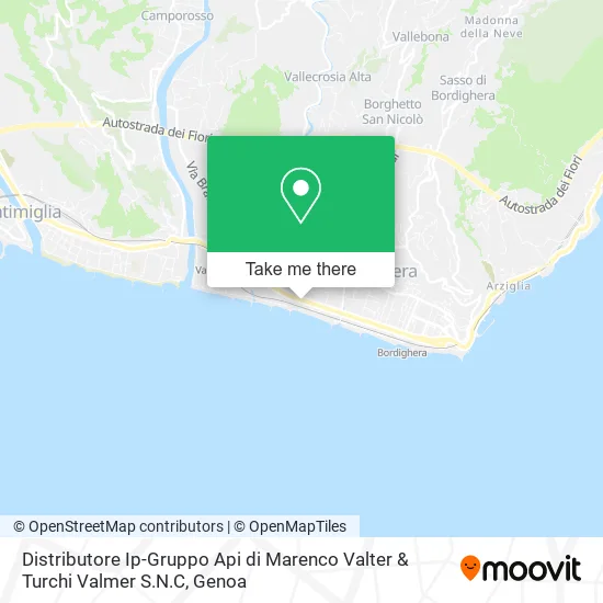 Distributore Ip-Gruppo Api di Marenco Valter & Turchi Valmer S.N.C map
