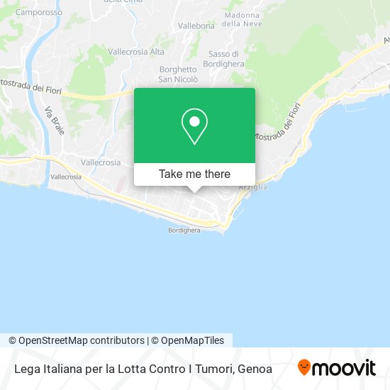 Lega Italiana per la Lotta Contro I Tumori map