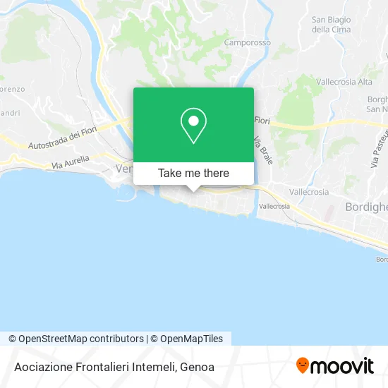 Aociazione Frontalieri Intemeli map