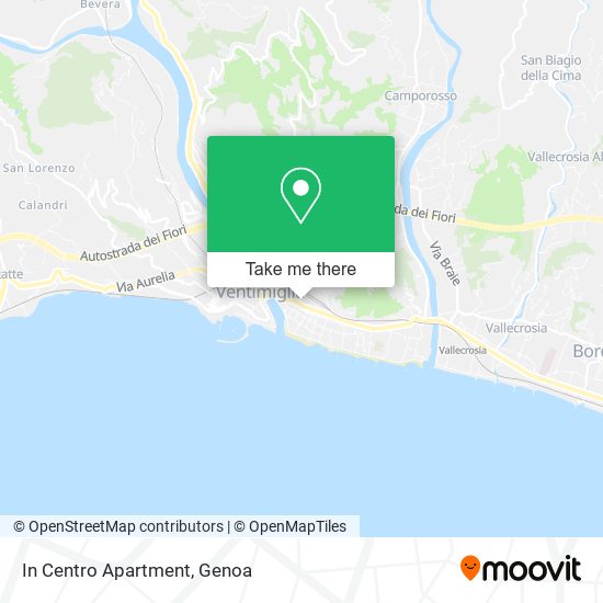 In Centro Apartment map