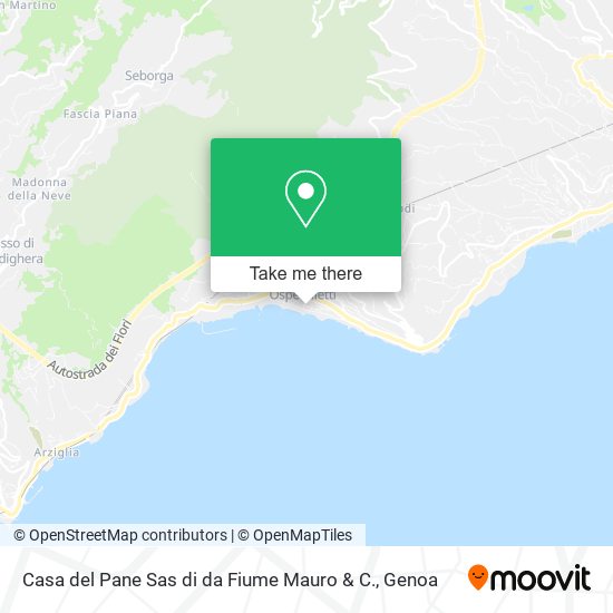 Casa del Pane Sas di da Fiume Mauro & C. map