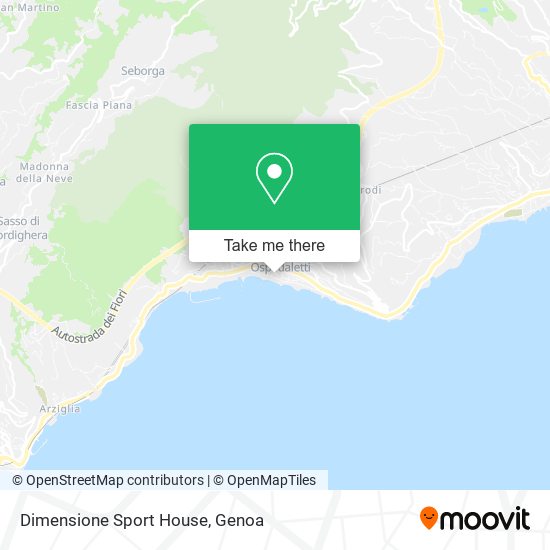 Dimensione Sport House map