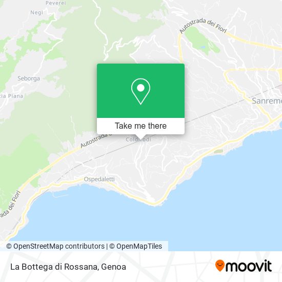 La Bottega di Rossana map