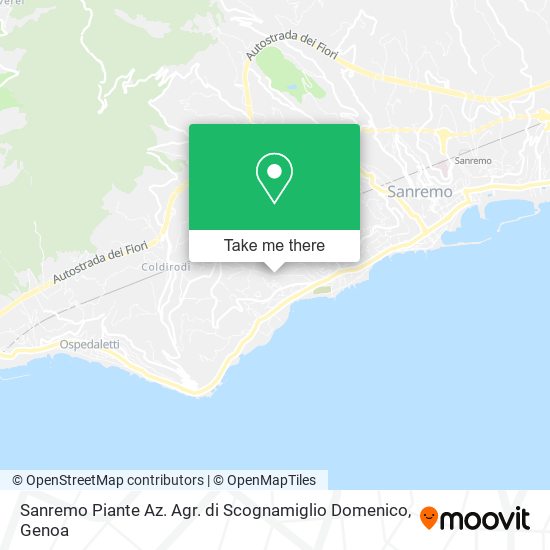 Sanremo Piante Az. Agr. di Scognamiglio Domenico map