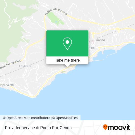 Provideoservice di Paolo Roi map