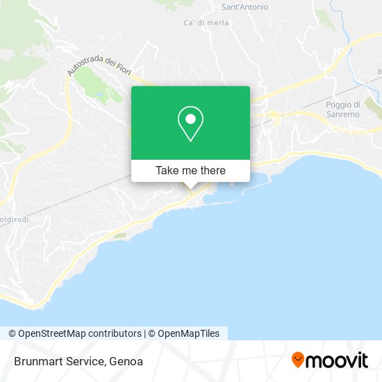 Brunmart Service map