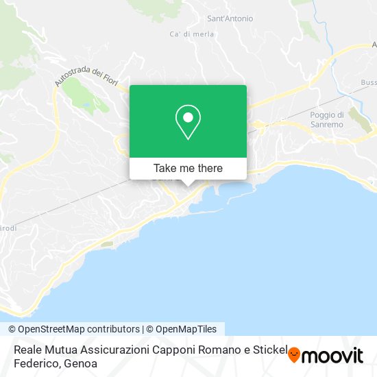 Reale Mutua Assicurazioni Capponi Romano e Stickel Federico map