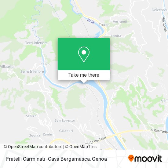 Fratelli Carminati -Cava Bergamasca map