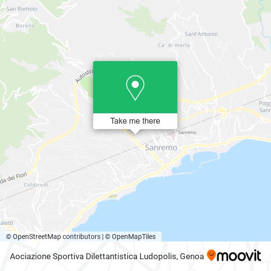 Aociazione Sportiva Dilettantistica Ludopolis map