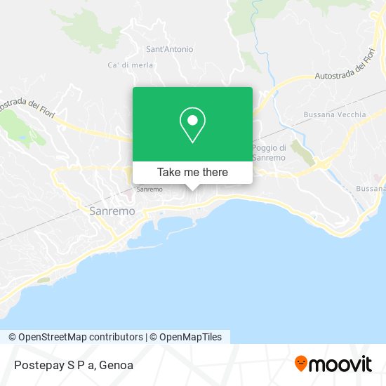 Postepay S P a map