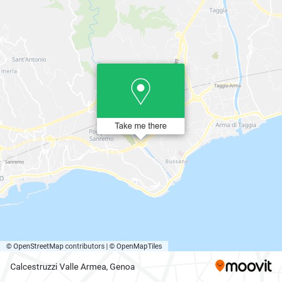 Calcestruzzi Valle Armea map