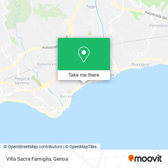 Villa Sacra Famiglia map
