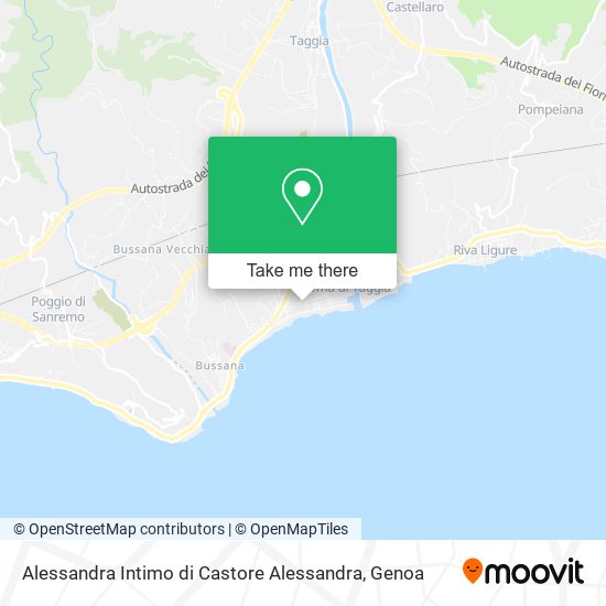 Alessandra Intimo di Castore Alessandra map